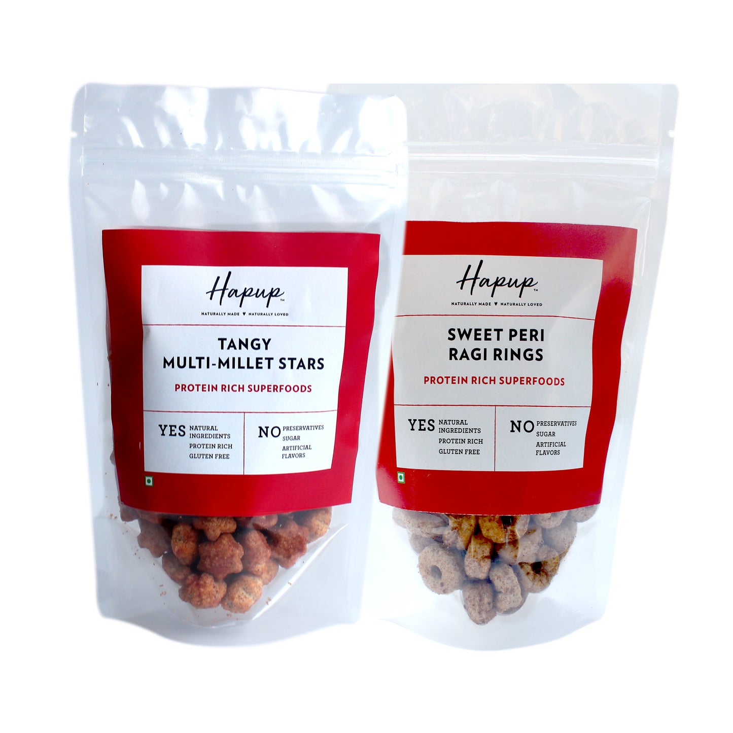 Healthy millet snacks for you and your spiced just right for flavour packed bites.