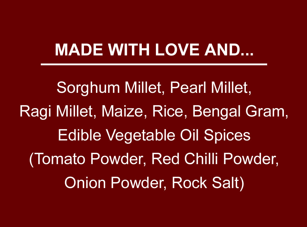 Hapup Tangy Multi-Millet Stars & Sweet Peri Ragi Rings - Pack of 6
